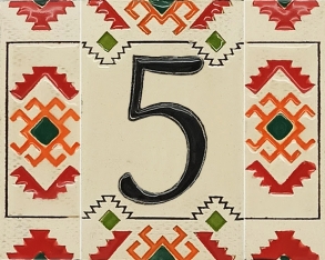 Керамичен номер Етно 5