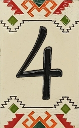 Керамичен номер Етно 4
