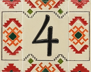 Керамичен номер Етно 4